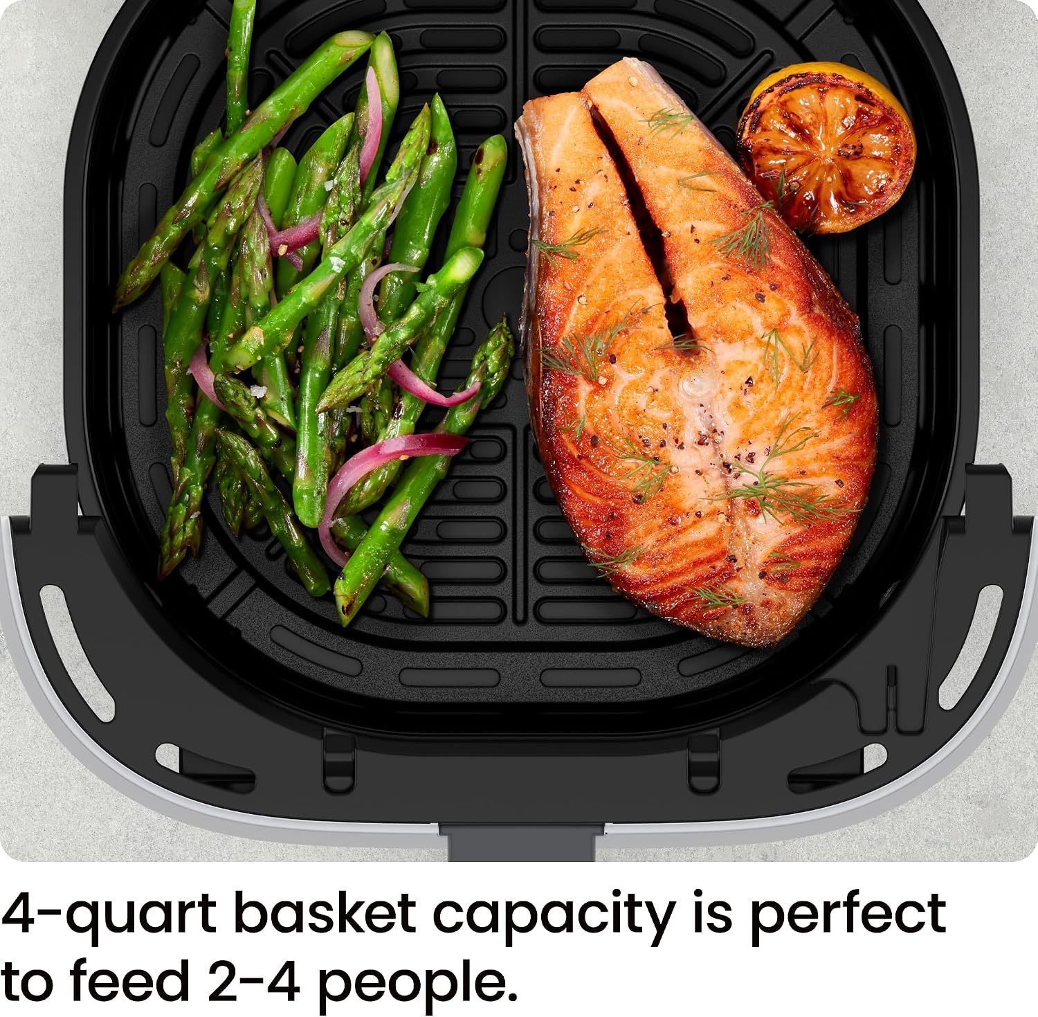 image:imageChefman Air Fryer 6in1 XL 14Quart Multifunctional Airfryer with Touchscreen Controls Rotisserie Food Dehydrator Convection Oven Bake Broil and Reheat Functions Windowed Door Black4 Quart