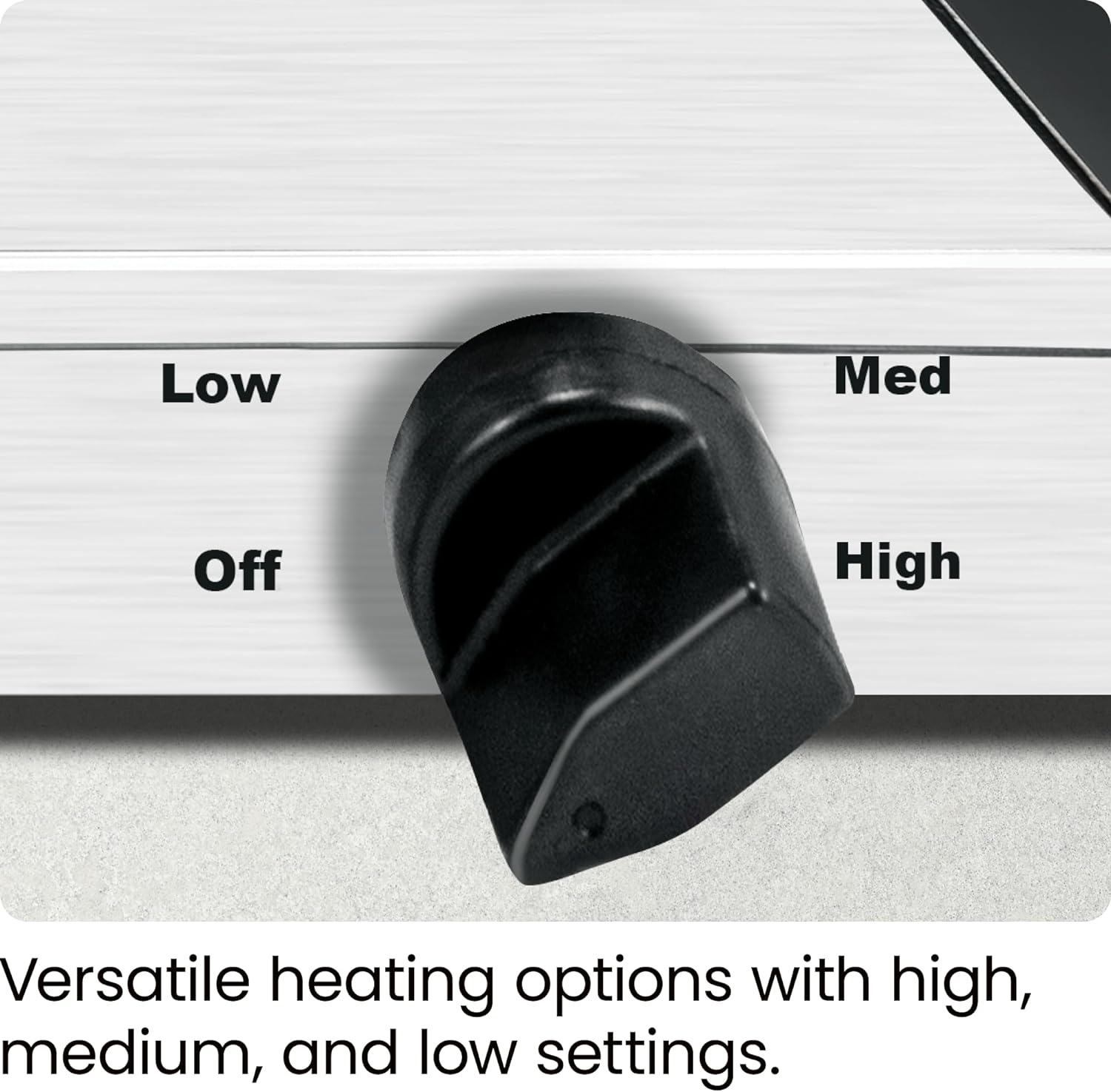 image:imageChefman Compact Glasstop Warming Tray with Adjustable Temperature Control Perfect for Buffets Restaurants Parties Events Home Dinners and Travel Mini 15x12 Inch Surface Keeps Food Hot BlackBuffet 14 x 14