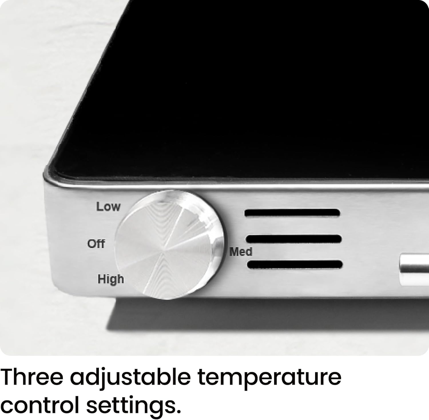 image:imageChefman Electric Warming Tray with Adjustable Temperature Control Perfect For Buffets Restaurants Parties Events and Home Dinners Glass Top Extra Large 21 x 16 Surface Keeps Food Hot BlackStainless