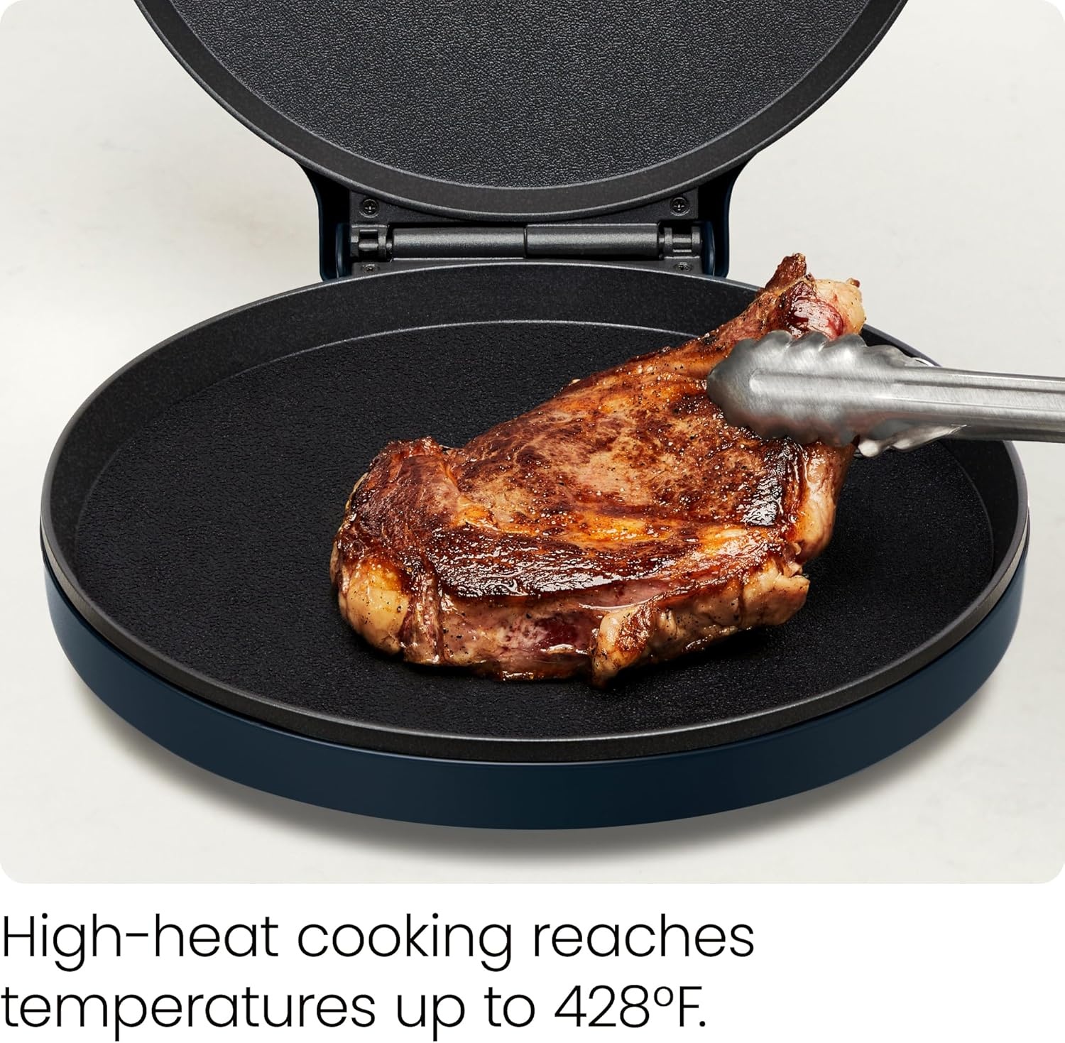 image:imageChefman Everything Maker amp Pizza Oven 1440W Countertop Electric Pizza Maker with 12 Nonstick Cooking Plates Plus Makes Quesadillas Omelettes and More with Indicator Lights and Vertical StorageMidnight