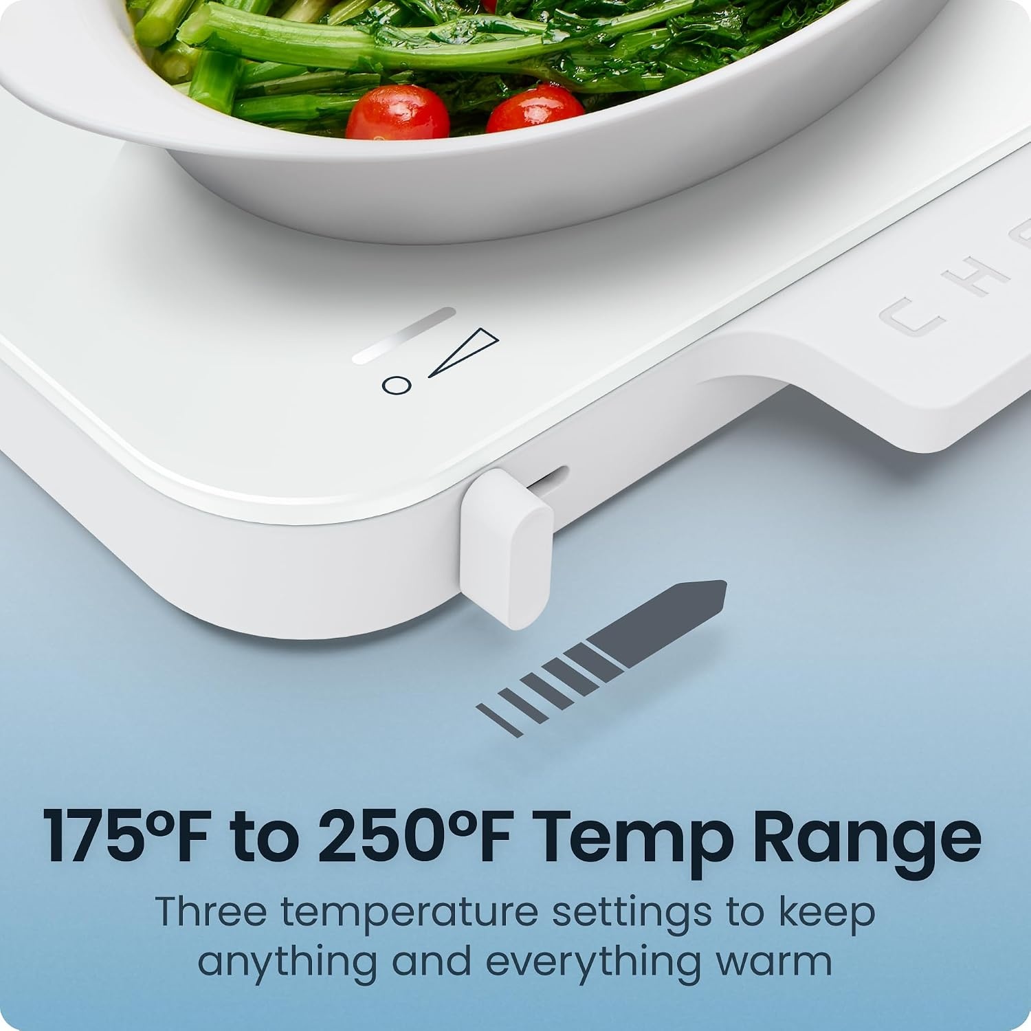 image:imageChefman Everything Warmer Electric Warming Tray 20 x 16 Modular Expanding Design Graphene FullSurface Heating Food Warming Mat for Parties Gatherings amp Daily Use Two Tempered Glass PanelsConcrete