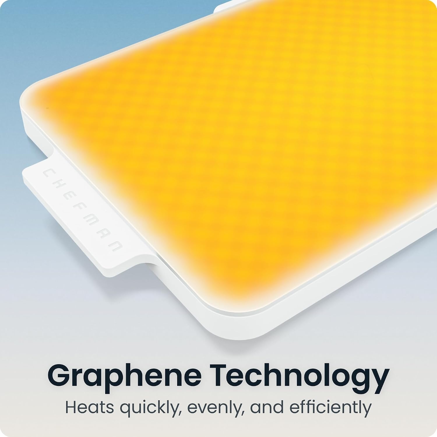 image:imageChefman Everything Warmer Electric Warming Tray 20 x 16 Modular Expanding Design Graphene FullSurface Heating Food Warming Mat for Parties Gatherings amp Daily Use Two Tempered Glass PanelsConcrete