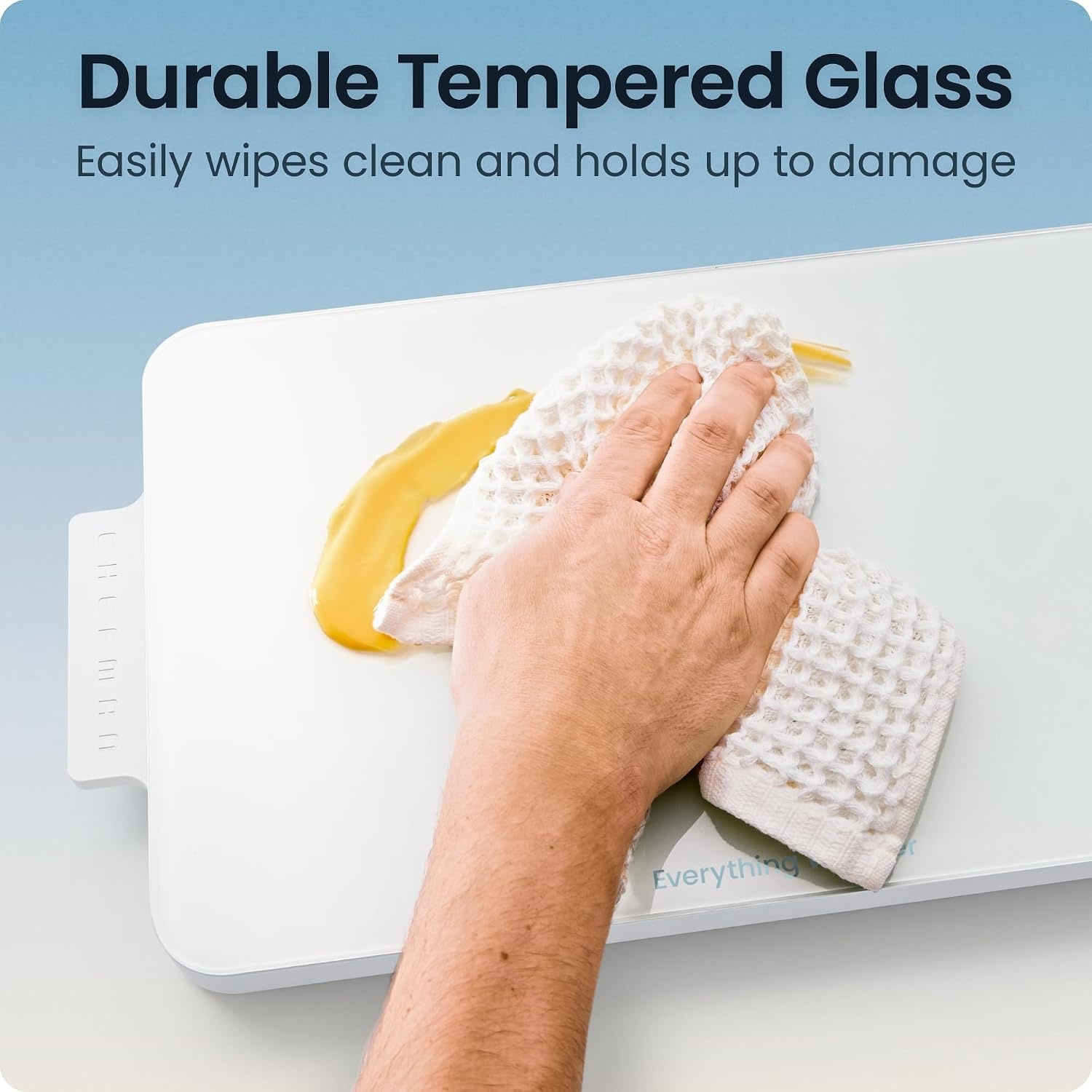 image:imageChefman Everything Warmer Electric Warming Tray 20 x 16 Modular Expanding Design Graphene FullSurface Heating Food Warming Mat for Parties Gatherings amp Daily Use Two Tempered Glass PanelsConcrete