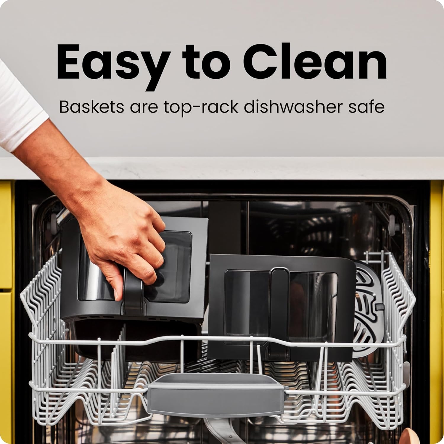 image:imageChefman TurboFry Touch Dual Air Fryer Maximize The Healthiest Meals With Double Basket Capacity OneTouch Digital Controls And Shake Reminder For The Perfect Crispy And LowCalorie Finish6 Quart Window