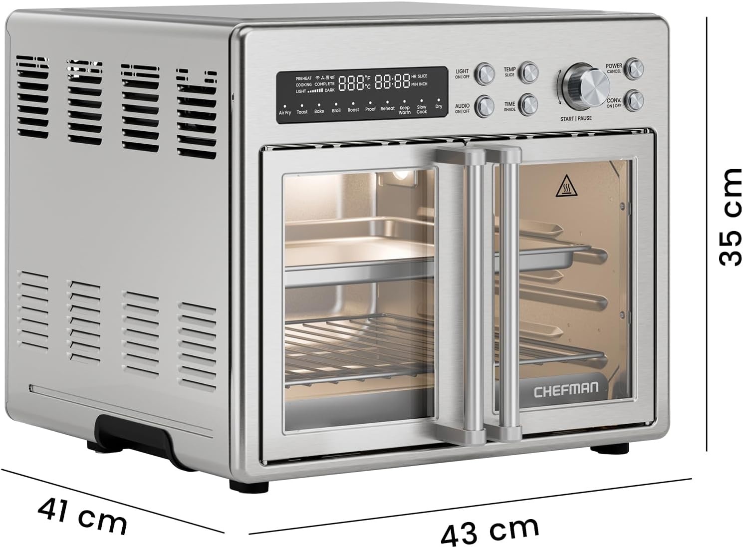 image:imageDigital French Door Air Fryer Oven