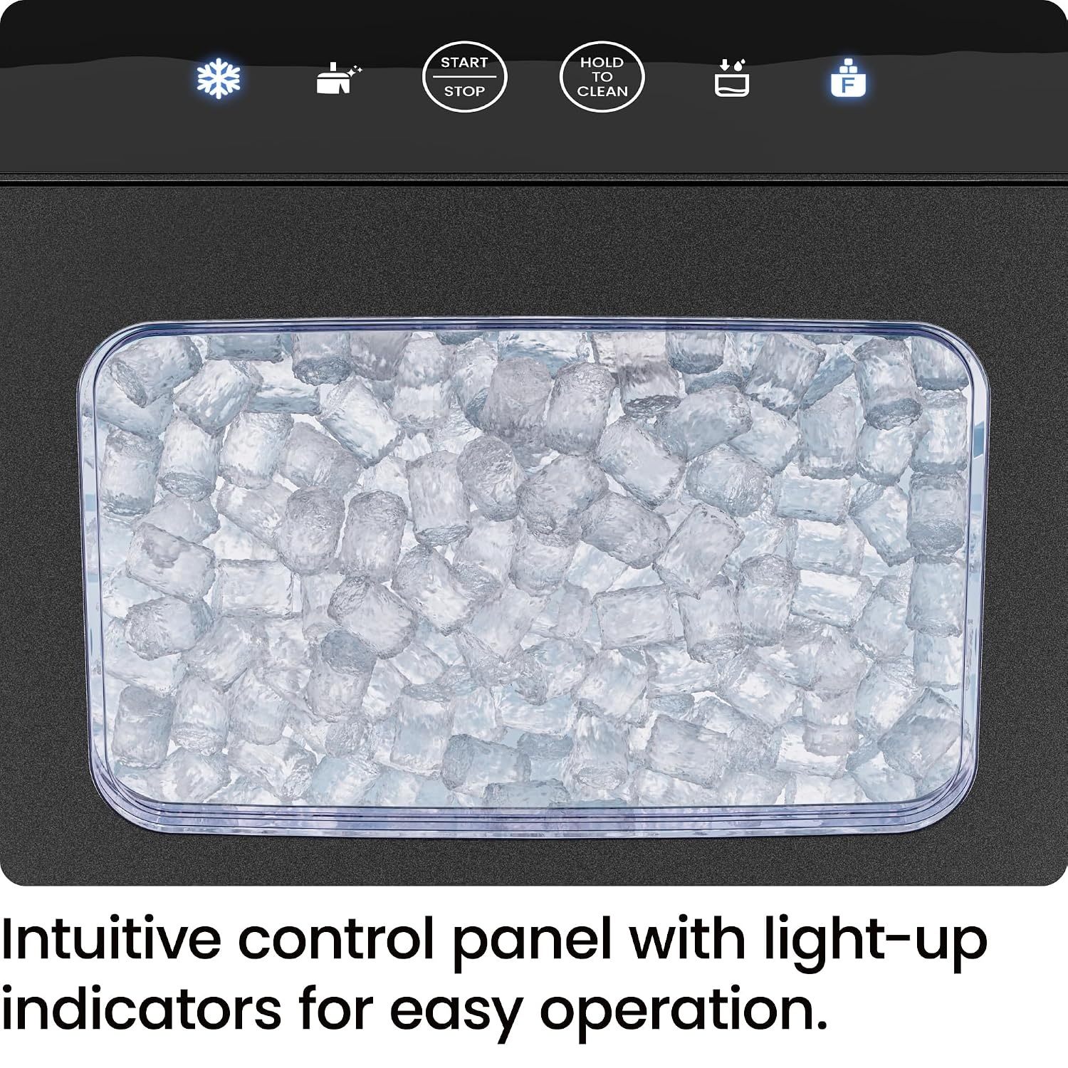 image:imageICEMAN DualSize Ice Maker Countertop Portable Ice Machine Large and Small Ice Machine Maker with Self Cleaning 9 Cubes in 7 Mins 22lbs24hrs for Home Kitchen Office Party Ice Scoop IncludedStainless