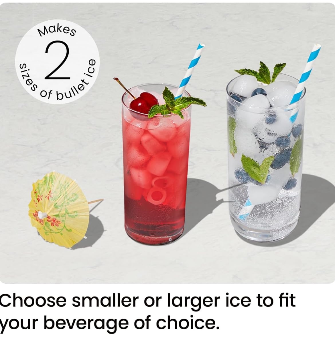 image:imageICEMAN DualSize Ice Maker Countertop Portable Ice Machine Large and Small Ice Machine Maker with Self Cleaning 9 Cubes in 7 Mins 22lbs24hrs for Home Kitchen Office Party Ice Scoop IncludedBlack