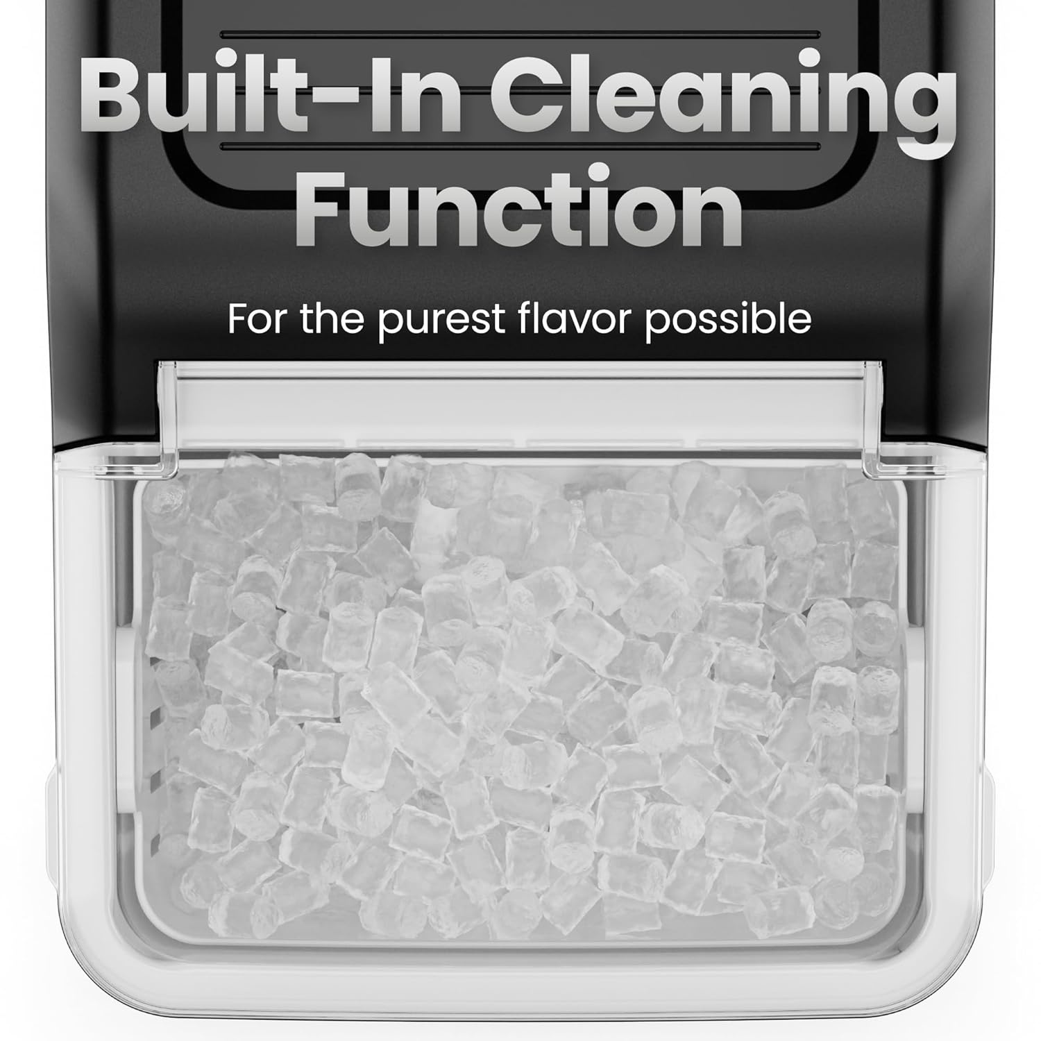 image:imageIceman by Chefman Nugget Ice Maker Countertop Pebble Ice Maker Machine 26 lb in 24 Hours Ready in 6 Minutes Removable Ice Basket Fun and Chewable Cubes 15L Water Tank SelfCleaning Function