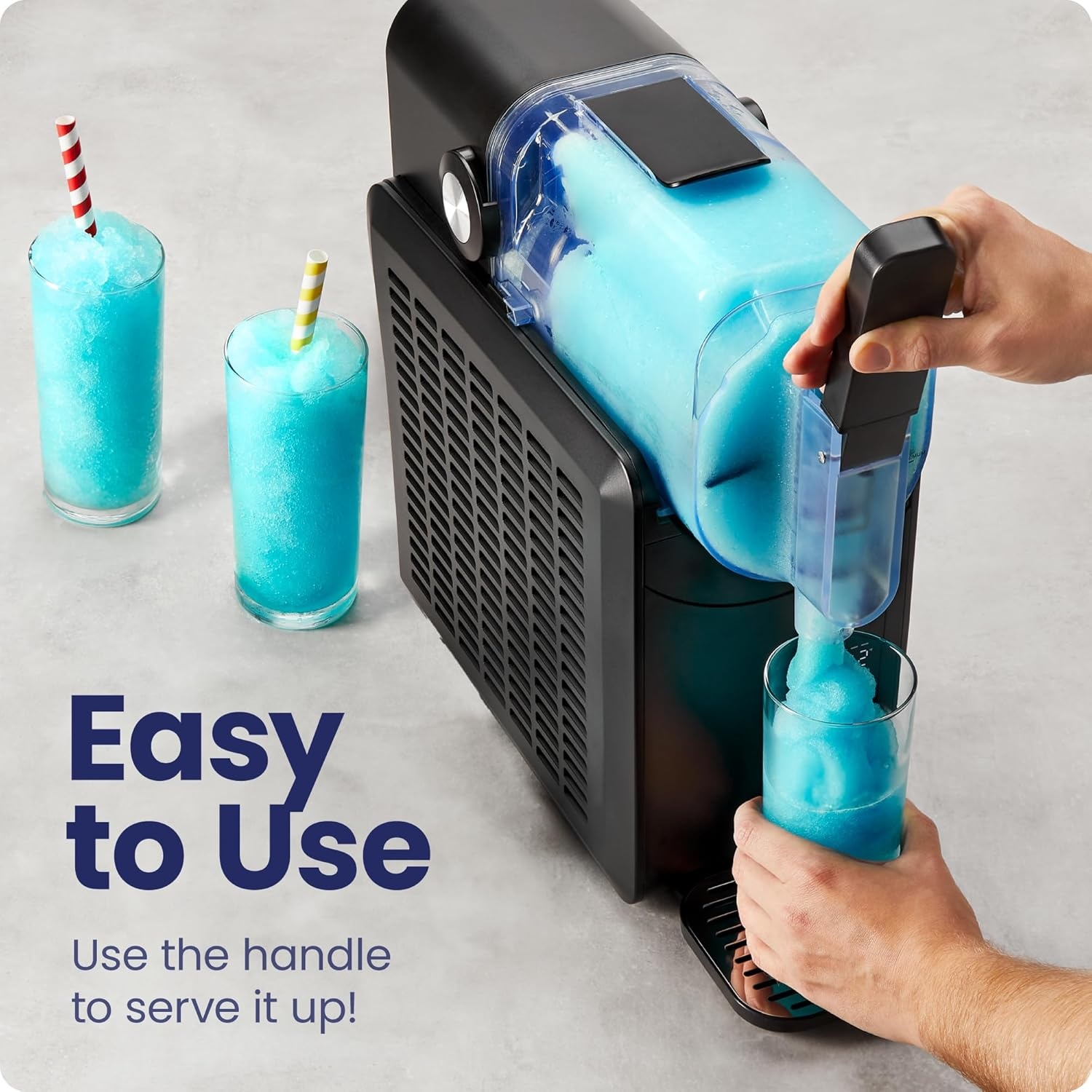 image:imageIceman by Chefman SlushEase 68oz Slushie Machine 48oz Liquid Capacity Frozen Drink Maker amp Slushy Machine with 5 Presets and LED Display Perfect for Frozen Margaritas Frappes Smoothies amp Shakes68 oz