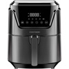 image:imageChefman Digital Air Fryer Large 5 Qt Family Size One Touch Digital Control Presets French Fries Chicken Meat Fish Nonstick DishwasherSafe Parts Automatic Shutoff Black45 Quart