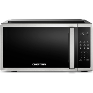 Chefman Countertop Microwave Oven 0.9 Cu. Ft., 1000 Watts with 10 Power Levels, 3 Cooking Presets with One-Touch Express Cook, 2 Defrost Settings, Child Safety Lock, & Mute Button – Stainless Steel(0.7 Cu. Ft)