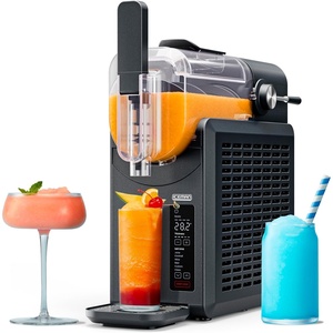 Iceman by Chefman Slush-Ease 68oz Slushie Machine, 48oz Liquid Capacity Frozen Drink Maker & Slushy Machine with 5 Presets and LED Display, Perfect for Frozen Margaritas, Frappes, Smoothies & Shakes(68 oz)